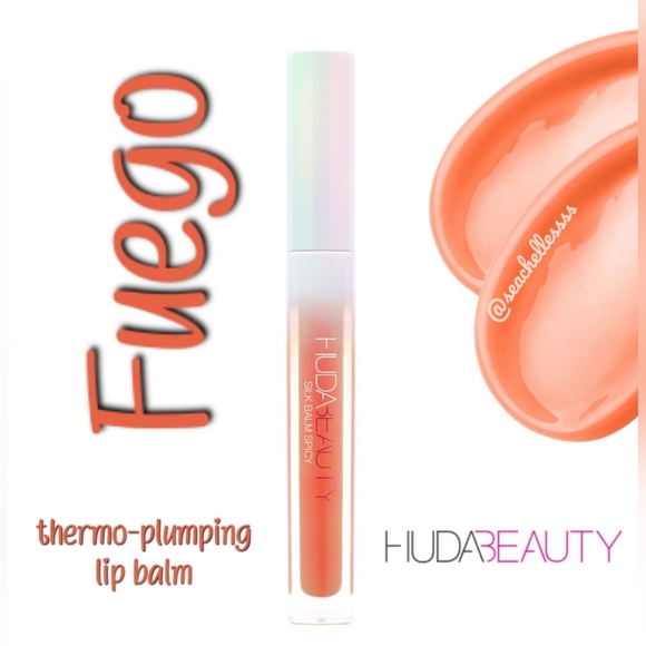 Huda Beauty Lip Plumper Lip Balm | Fuego | Brand New in Box | Authentic - Picture 1 of 9